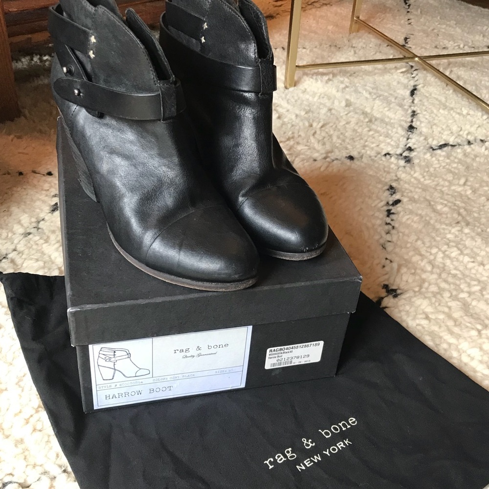 EUC Rag & Bone Harrow Booties, size 40